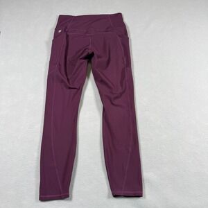 Fabletics Womens XS PureLuxe Oasis High Waisted Tight Leggings Purple Pockets